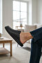 Genuine Leather Orthopedic Heel Spur Special Sole Closed Front Daily Slippers - 3