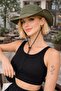 Unisex Safari Hat Foldable Brimmed Sunscreen Summer Outdoor Bucket Hat - 4