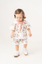 Baby Girl Summer Floral Patterned Muslin Set - 5