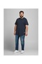 Men's Large Size Crew Neck Basic T-Shirt 12184933 - 2