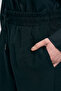 Women's Solid Color Palazzo Trousers with Elastic Waist - 3