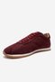 Unica Burgundy Genuine Leather Women's Sports Shoes - 6
