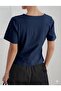Women's Asymmetrical Draped Casual Stylish Blouse 0082 - 5