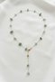 Y Model Aventurine Stone Gold Color Lacquer Plated Women's Necklace - 4