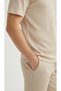 Premium Unisex Corduroy Polo Collar T-Shirt and Sweatpants Set - 5