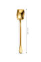 Venus Titanium Gold Tea Spoon 304 Quality 18/10 Tea - Coffee Spoon Stainless Steel Set of 12 - 4