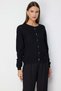 Fabric Patterned Ornamental Buttoned Blouse - 3