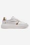 Ivara White Gold Genuine Leather Women's Casual Sneakers - 4