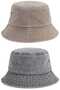 Unisex Vintage 100% Cotton Bucket Hat Set of 2 - 7