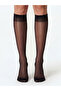 Black 15 Denier Women's Knee High Socks 2-Pack - 2