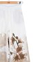 Girl's 8-14 Years Old Patterned Linen Palazzo Trousers Cream - 2