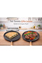 35 cm Double-Sided Pancake and Grill Pan. Non-Stick Surface, Wooden Handle, 3 mm Thickness - 4