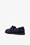 Rana Navy Blue Suede Leather Women's Loafer - 4
