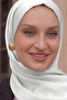 Women's Rami Natural Shawl Plain Minimal Shawl Lightweight Breathable Hijab Shawl - 4