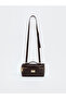 Leather look women's shoulder bag