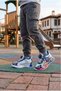 Kids Orthopedic Sole Special Lacing Mechanism Hero Sneaker Sports Shoes Navy Blue - 4