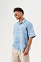 Solace Linen Fabric Short Sleeve Oversize Shirt - 2