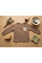 Striped Pants with Pocket at the Collar Woven Fabric 2 Yarn Seasonal Lower-Upper Boys' Suit - 4