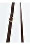 Leather look women's shoulder bag - 4