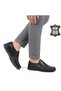 Men's Leather Shoes Orthopedic Soft and Flexible Sole Comfortable Fit Casual Shoes - 3