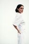 Waist-Tied Wide-Sleeved Cotton Blouse/T-Shirt/Top