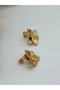 Aurelia Crest Xuping Women's Steel Flower Earrings Non-Tarnish Rose Gold Color | - 4