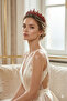Elegant Bridal Crown Wedding Hair Accessory Stylish Fine Design Bridal Crown Model - 3