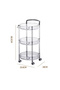 Versatile 3 Layered Floor-standing Fruit and Vegetable Storage Rack