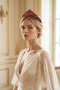 Sultan Model Stone-Studded Henna Crown Bridal Bouquet and Dress Accessory Queen Crown - 4