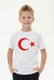 Single Atatürk, Kocetepe and Flag Printed Short Sleeve Unisex Kids T-Shirt - 5