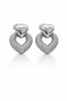Aurelia Charm Xuping Women's Steel Heart Earrings Tarnish Resistant Silver Color |