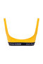 Women's Yellow U-Neck Bralette Bikini Top - 2