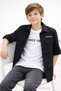 49903-26 Boy's Parachute Fabric Shirt and Printed T-Shirt Combination |   Daily Stylish Style - 6