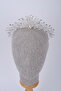 Crystal and Bead Embellished Special Design Bridal Evening Dress Henna Crown - 2