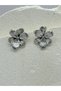 Aurelia Whisper Xuping Women's Steel Flower Earrings Tarnish Resistant Silver Color | - 3