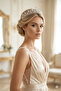 Elegant Bridal Crown Wedding Hair Accessory Stylish Fine Design Bridal Crown Model - 4