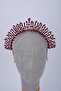 Showy Drop Crystal Stone Helens Model Bridal Wedding and Henna Crown - 2