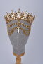 Luxurious Dazzling Crystal Queen Crown and Cascade Face Jewelry - 2