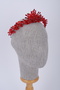 Crystal and Bead Embellished Special Design Bridal Evening Dress Henna Crown - 2
