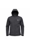 Men's Black Softshell Outdoor Jacket with Detachable Hood, Waterproof
