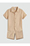 Lcw Kidsbeige Boys' Shirt and Shorts