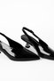 Silent Women's Pointed Toe Gold Heel Detailed Heeled Shoes B4506 - 4