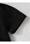 Girl's Black Mini Dress with Pink Bow Detail, Modern Design - 4