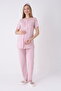 Women's Lace 3-Piece Maternity Pajama Set - Maternity Hospital Discharge Set - 6