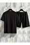 Men's and Women's Summer Printed Top and Shorts Set - 2
