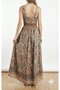 Women's Asymmetrical Detailed Single Jersey Dress with Straps and Deep Chest Detail - 2
