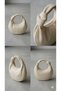 The Moiss Women's Mini Jordie Handbag Cream Leather with Knots - 2
