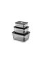 Vacuum Storage Container Set of 3 |   Bpa Free Healthy Leakproof Food Storage Containers - 2