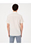 Beige Linen Blend Regular Fit Short Sleeve Shirt 50303287-Vr011 - 5