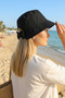 Women's Bowknot Detailed Bucket Hat - Bucket Hat with Adjustable Velcro on the Back - 2